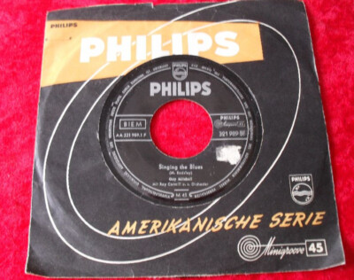 Single 7'' Guy Mitchell - Singing the blues / Crazy with love