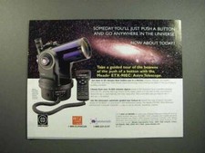 1999 Meade ETX-90EC Astro Telescope Ad - Go Anywhere