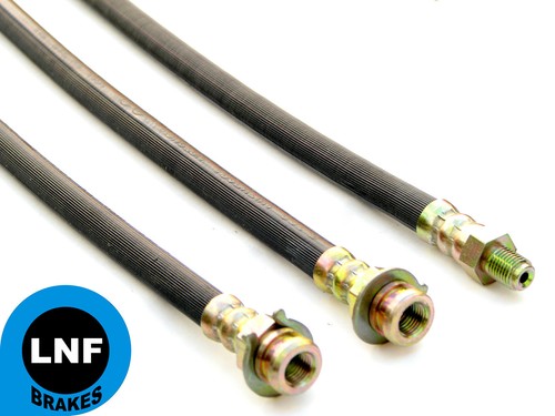 fits Dodge D24 Custom Deluxe Brake Hose X3 Front Rear 46 47 48 1946 1947 1948 - Picture 3 of 6