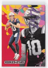 2024 Rookies & Stars Drake Maye #RE-DME Rookie Exclusive Red