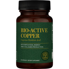 Global Healing Cu1 Micro-Activated Copper Supplement - Detox Support 30 Capsules