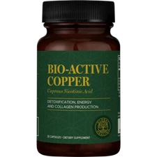 Global Healing Cu1 Micro-Activated Copper Supplement - Detox Support 30 Capsules