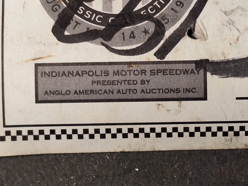 Leilão AJ FOYT 1992 Original Hilborn Pilhas de Injeção de Combustível Sprint USAC Indy 500 - Imagem 4 de 4