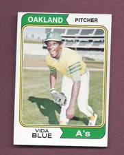 1974 TOPPS #290 VIDA BLUE .99 SHIPPING S218