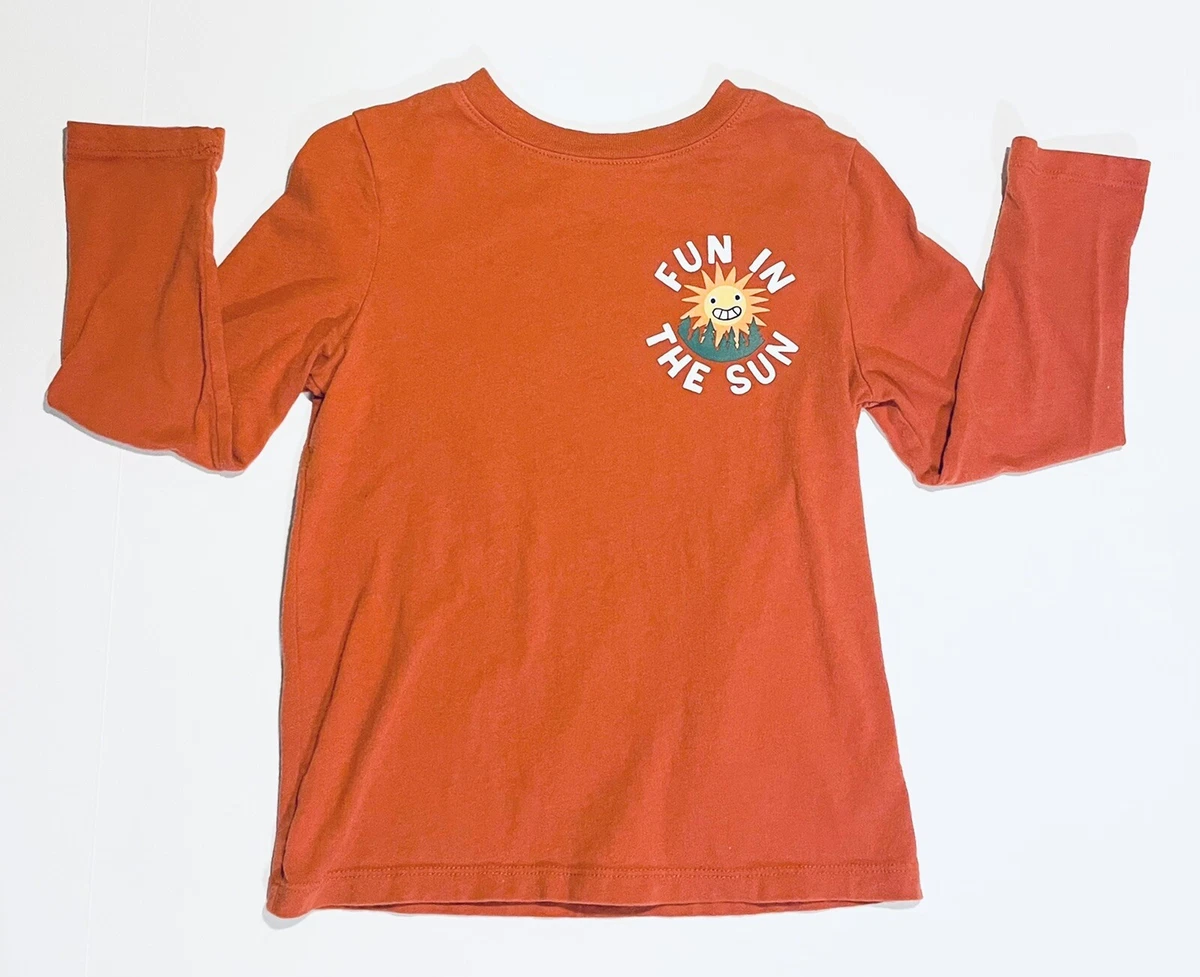 Burnt orange best sale long sleeve shirt