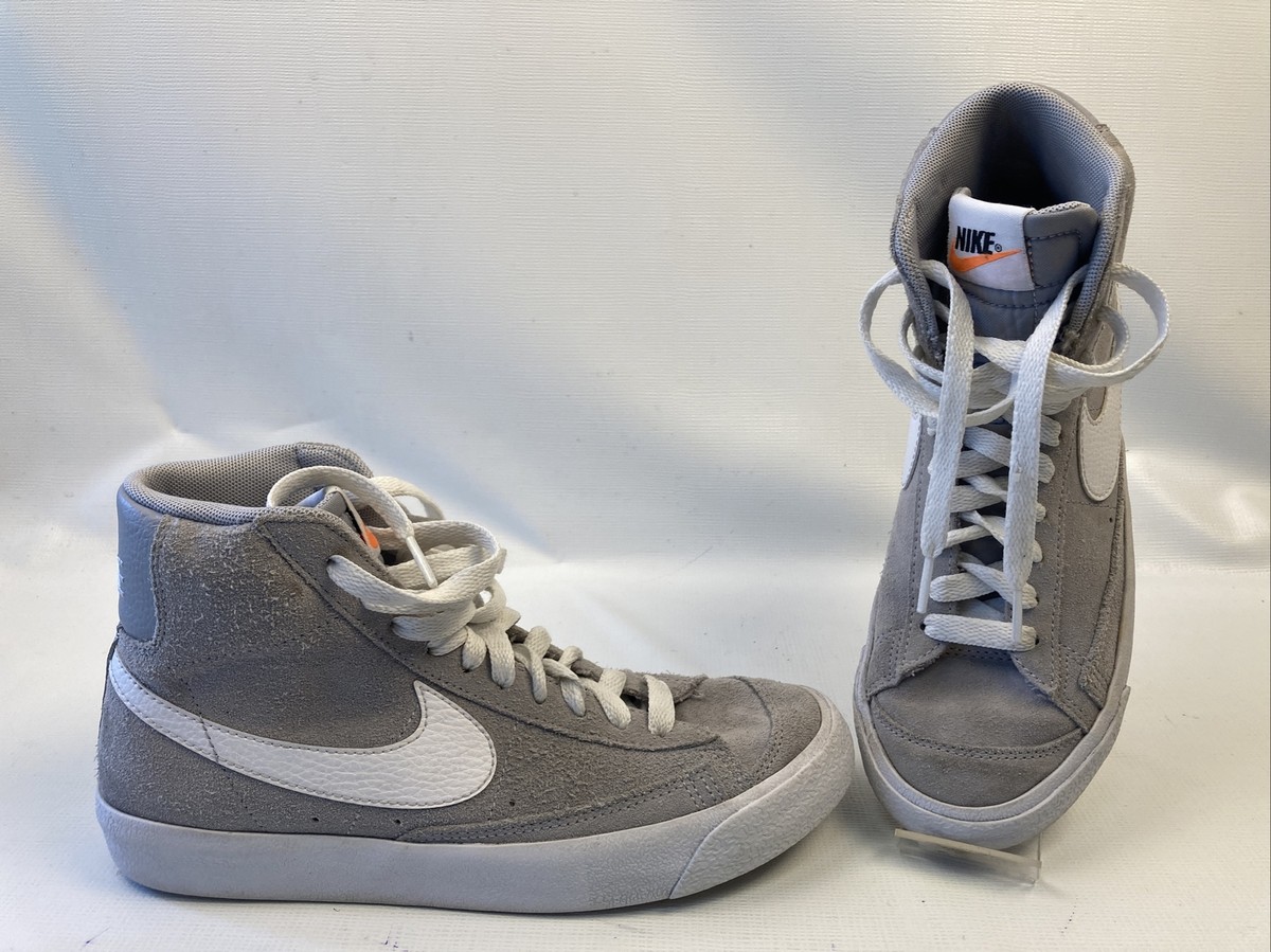 womens grey suede nike blazers