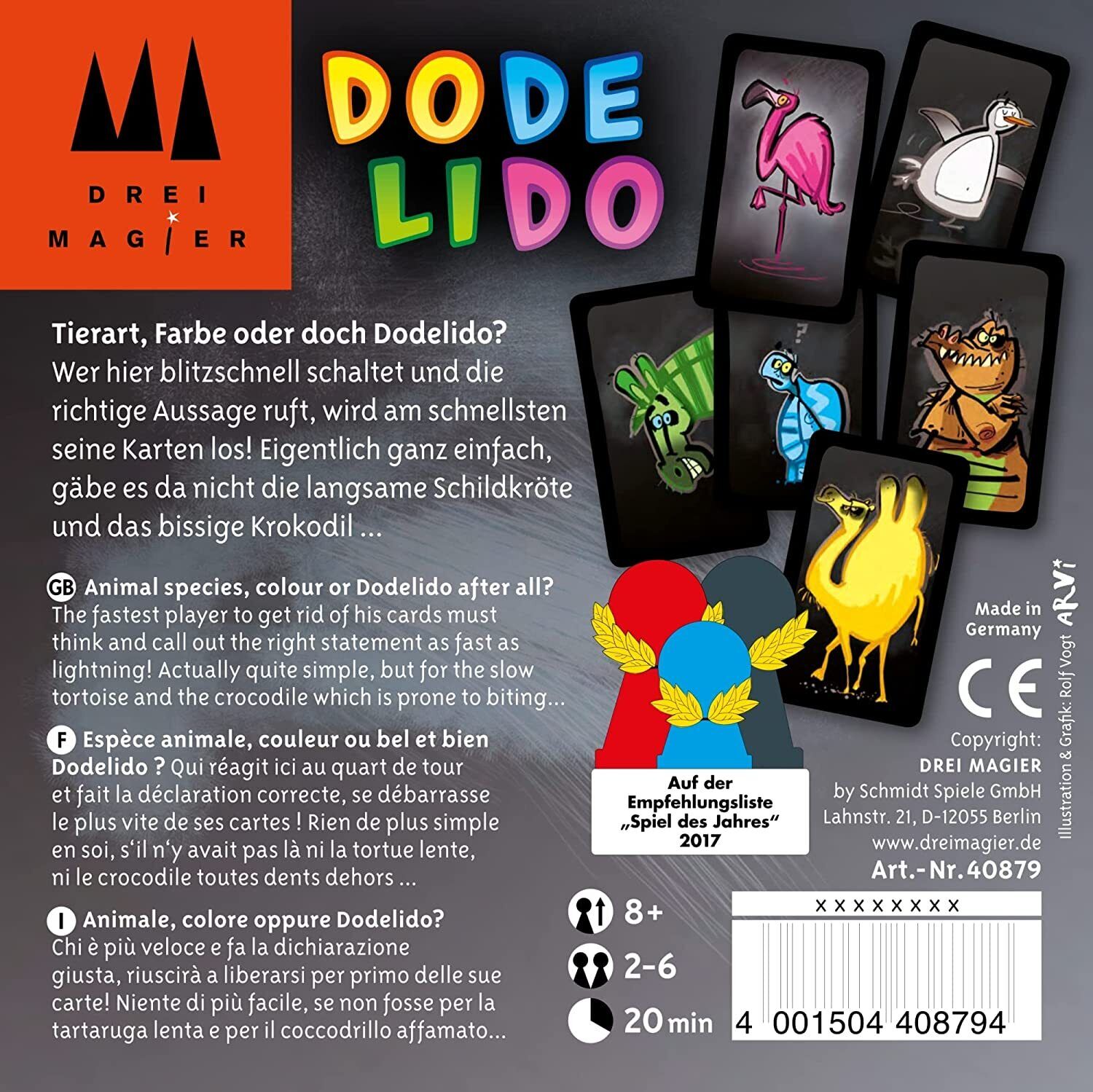 Thumbnail - Schmidt Spiele 40879 Dodelido Drei Magier Kartenspiel