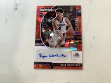 2020 Panini Prizm Draft Picks Ryan Woolridge Red  Cracked Ice Prospect Auto RC d