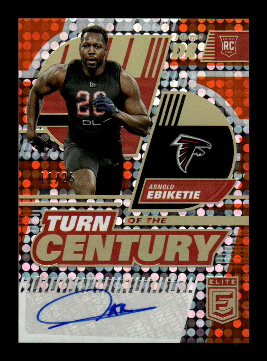 Arnold Ebiketie Panini Donruss Elite Turn of the Century Autographs #TC76 Orange