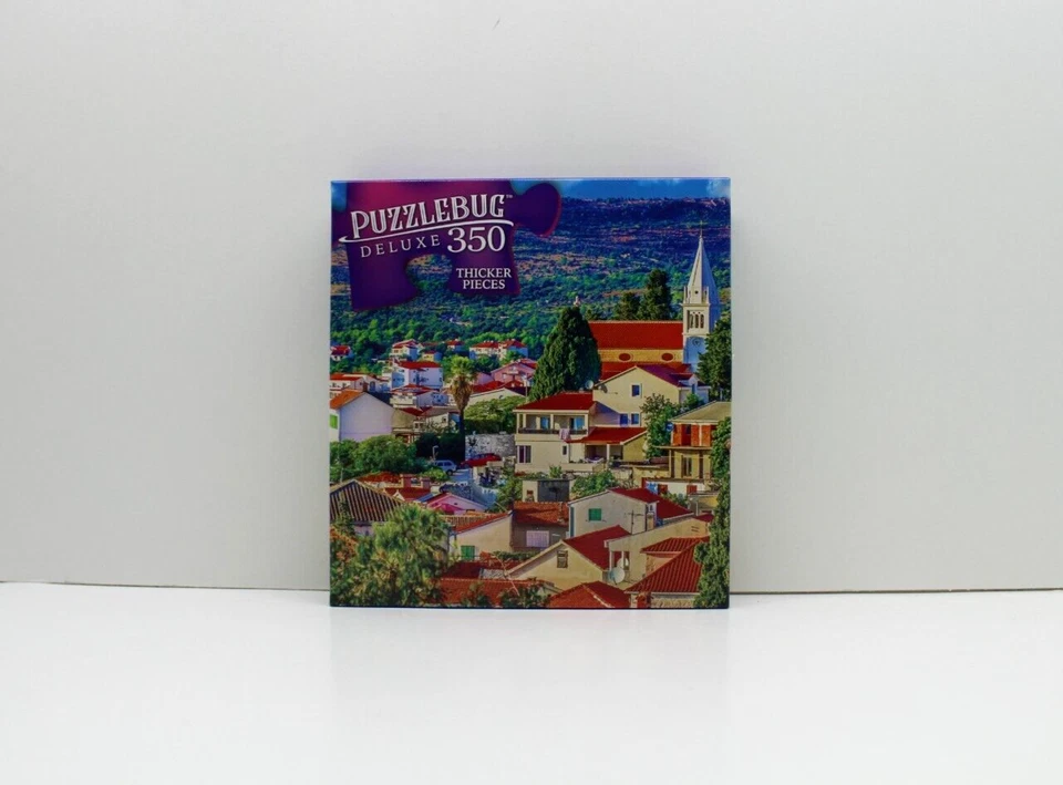 350 Pieces Jigsaw Puzzle Aerial View Rogoznica Croatia 20 X 12 Deluxe - Image 3 of 3