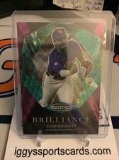 Cade Doughty PURPLE WAVE BRILLIANCE PRIZM 2022 Panini Prizm Draft Picks Baseball