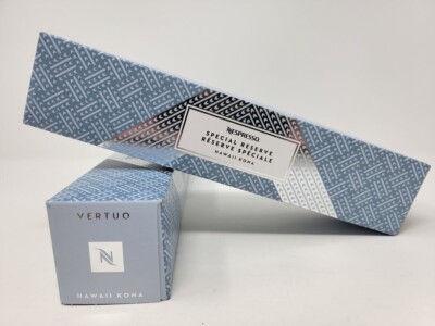 Nespresso Vertuo HAWAII KONA Double Espresso 1 sleeve 80mL JAN 2026 EXPIRY