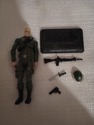 Hawk V2 Senior Ranking Anniversary G.I. JOE COBRA 25th LOOSE Complete X1
