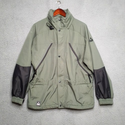 Vintage Gerry Mens Sz L Waterproof Ski Jacket Green eBay