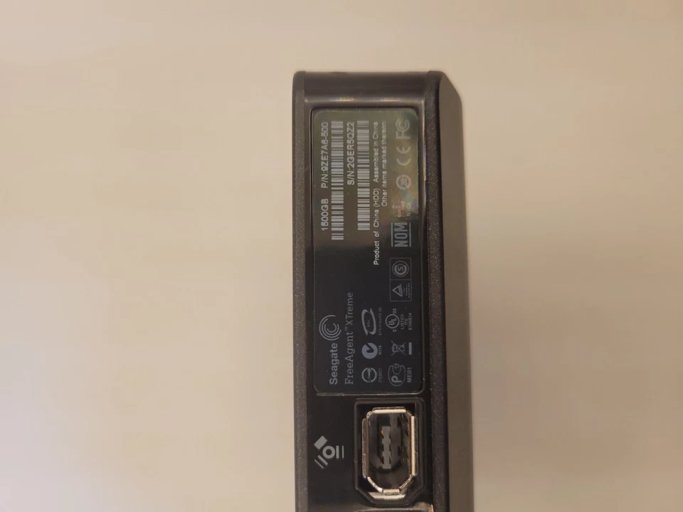 Seagate FreeAgent XTreme 1.5TB 7200RPM USB 2.0 FireWire 400 eSATA - Image 3 of 4