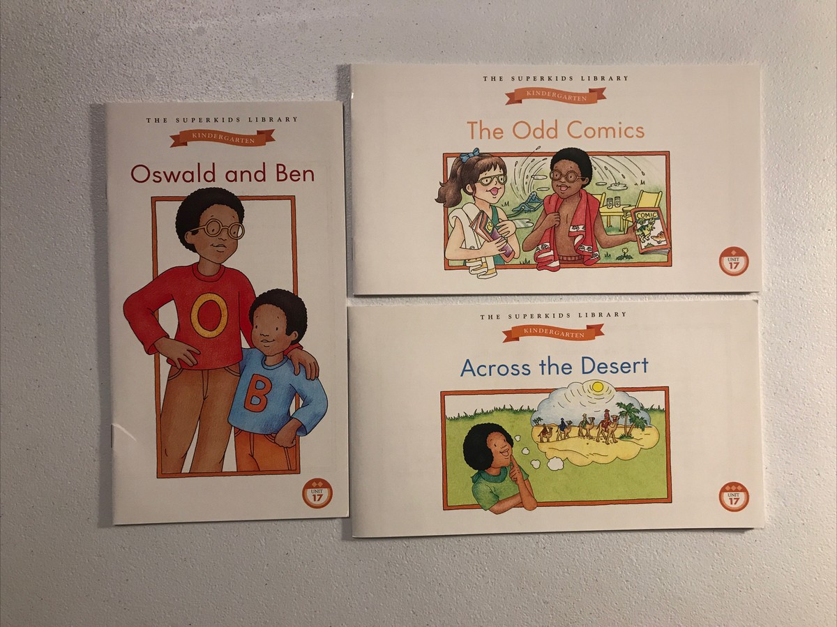 The Superkids Reading Program - Kindergarten - 3 Books From Unit
