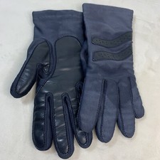 VTG L'EGGS SHEER ENERGY Comfy Stretch Nylon Blue Driving Casual Gloves One Size