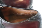 Allen Edmonds Polo Two Tone Burgundy Black Saddle Dress Shoe 8274 SZ 12C — photo 8