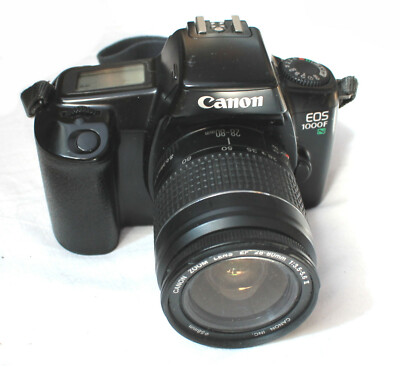 ジャンクCanon EOS 1000F フィルムカメラ （EF 35-80mm） CANON EOS 1000F SLR 35mm Film Camera 28-80mm AF Canon Lens, in