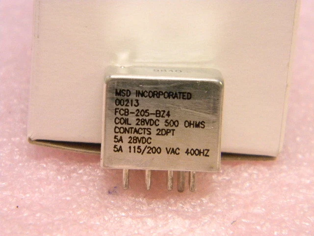 NUEVO Relé Militar/Aeroespacial MIL-R-83536 FCB-205-BZ4 Foto 4 de 4