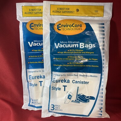 Envirocare Eureka Vacuum Bags Style T - 133 970,980 series