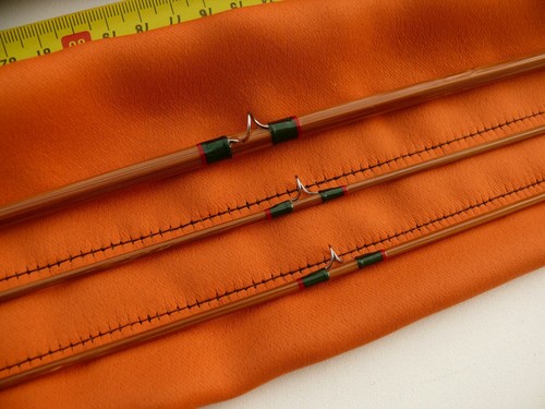 Pêche CANNE à MOUCHE 6'9p Bambou refendu Fly rod fishing Pezon et Michel Blank - Photo 13/24