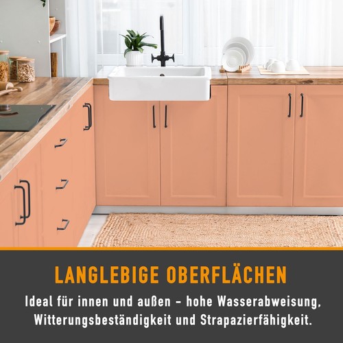SEEBAUER vernice opaca fai da te per interni ed esterni - vernice ibrida per legno metallo plastica - Foto 71 di 168