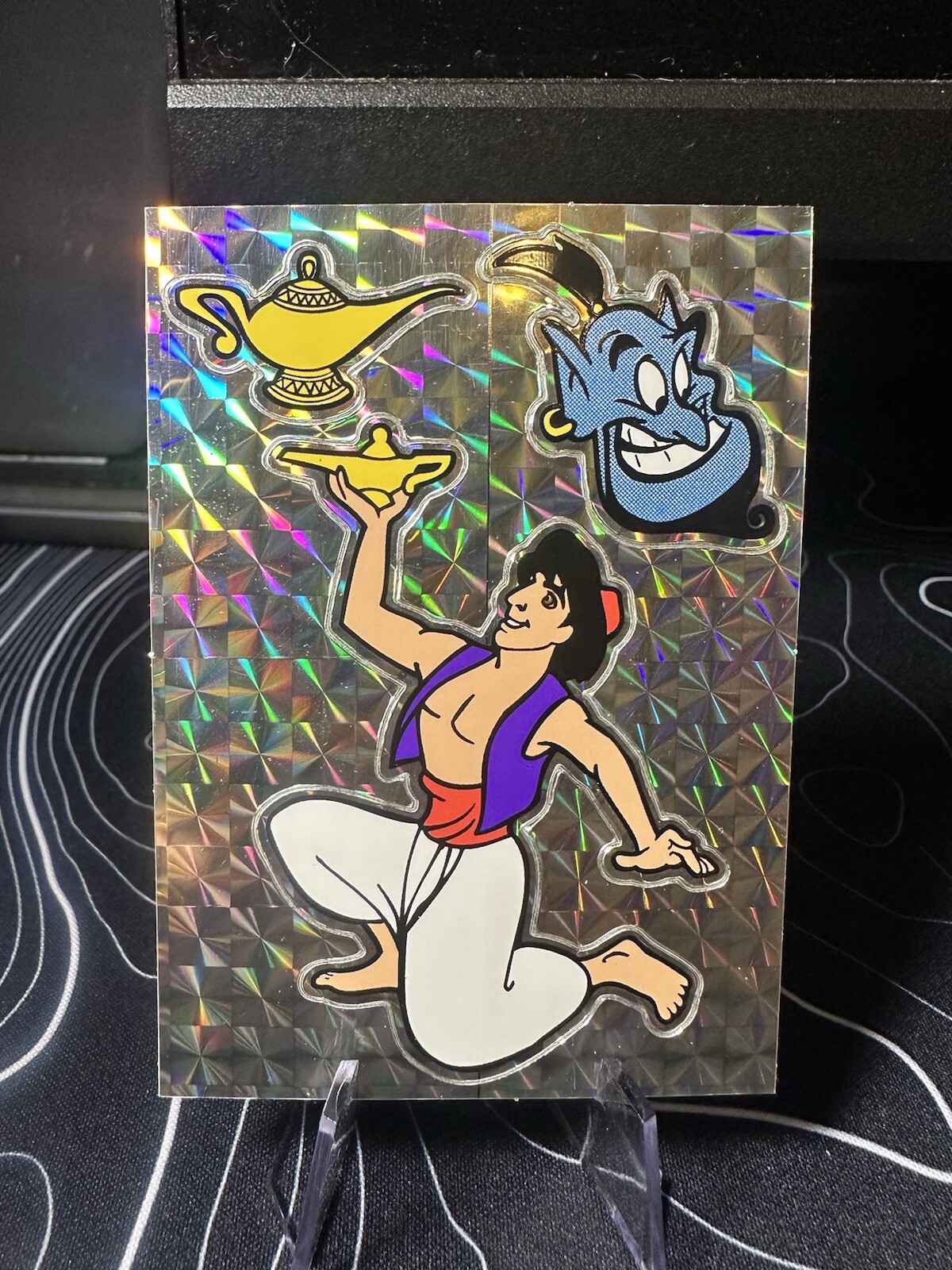 🔥 Vintage Disney Vending Machine Prism Sticker 🔥 - Aladdin