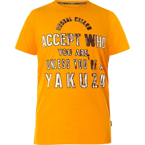 Camiseta YAKUZA Porcino TSB-17020 Naranja Caléndula Brillante Camisetas - Imagen 2 de 3