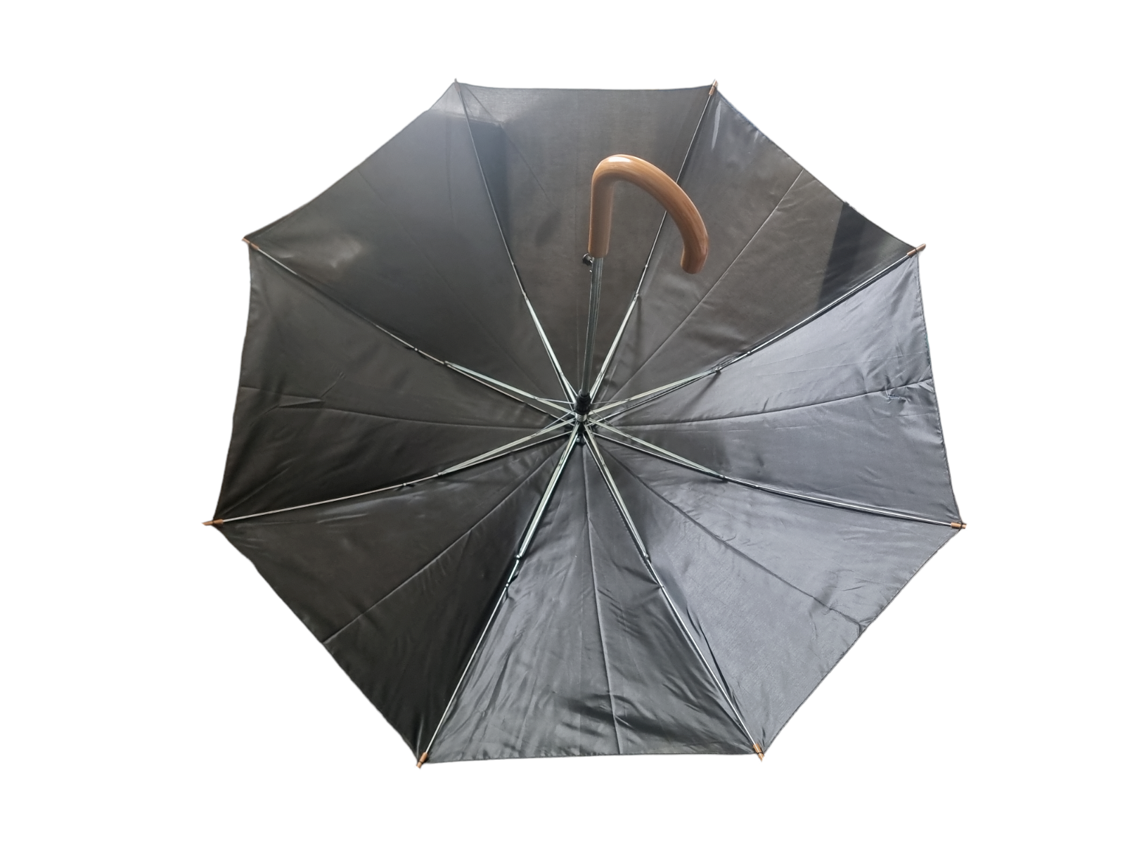 Classic Automatic Umbrella Hook Handle Wedding Brolly Walking Mens