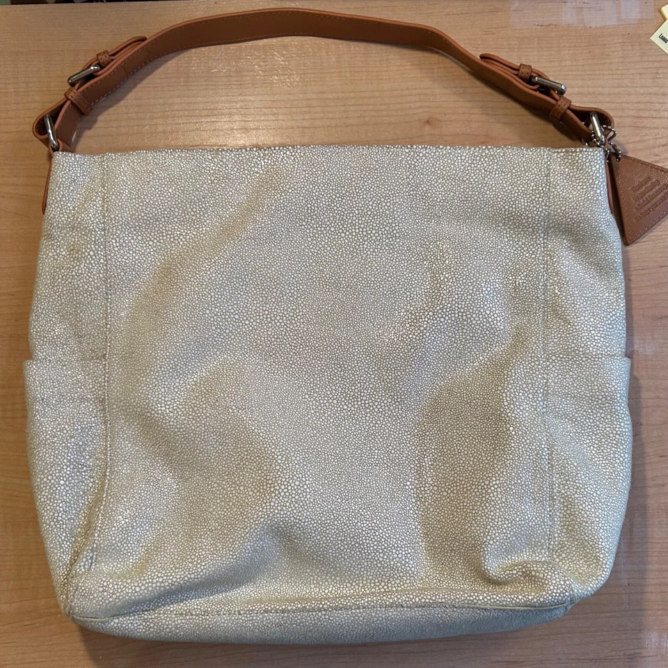 Bolso de Hombro Sorial New York Verde Patrón Piel de Serpiente Brillo Gamuza Cuero Foto 4 de 4