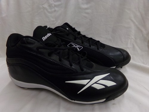 Authentische schwarze Baseball- oder Fußballschuhe von Reebok für Herren Größe 14 ~ neu ohne Etikett - Bild 3 von 5