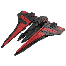 Custom Maul Starfighter Nightbrother MOC-86590 Star War Spaceship Mod 425 Parts