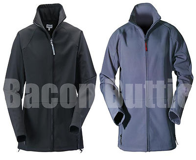 Mens Blackrock Soft Shell Fleece Jacket Coat Work Wear Windproof Black Blue