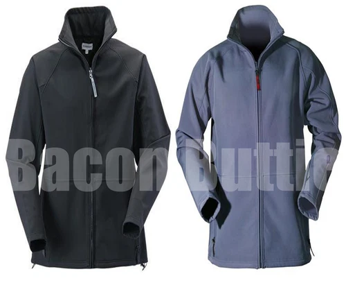 Mens Blackrock Soft Shell Fleece Jacket Coat Work Wear Windproof Black Blue