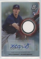 2019 Bowman Platinum Wal-Mart Pieces Relics 17/99 Kyle Wright #PPAR-KW Auto 05gv
