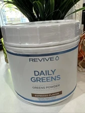 Revive Daily Greens  Espresso  Flavor  Greens Powder (510g) 16.98oz New