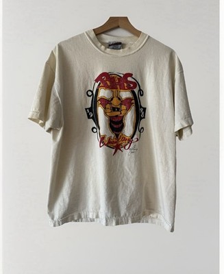 Vintage 1998 BHS Wrestling T-shirt BERKeLEY Men size Large USA Cotton Bee STAINS