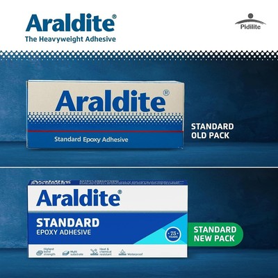 Araldite Standard Epoxy 36g Adhesive Glue Tubes Resin 20g + HARDENER 16G