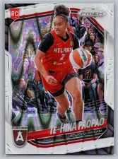 2025 Panini Prizm WNBA #61 Te-Hina Paopao White Seismic Prizm