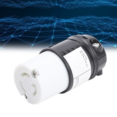 L5-15R Industrial Locking Connector 15A 2 Pole 3 Wire Grounding Twist Lock F SET