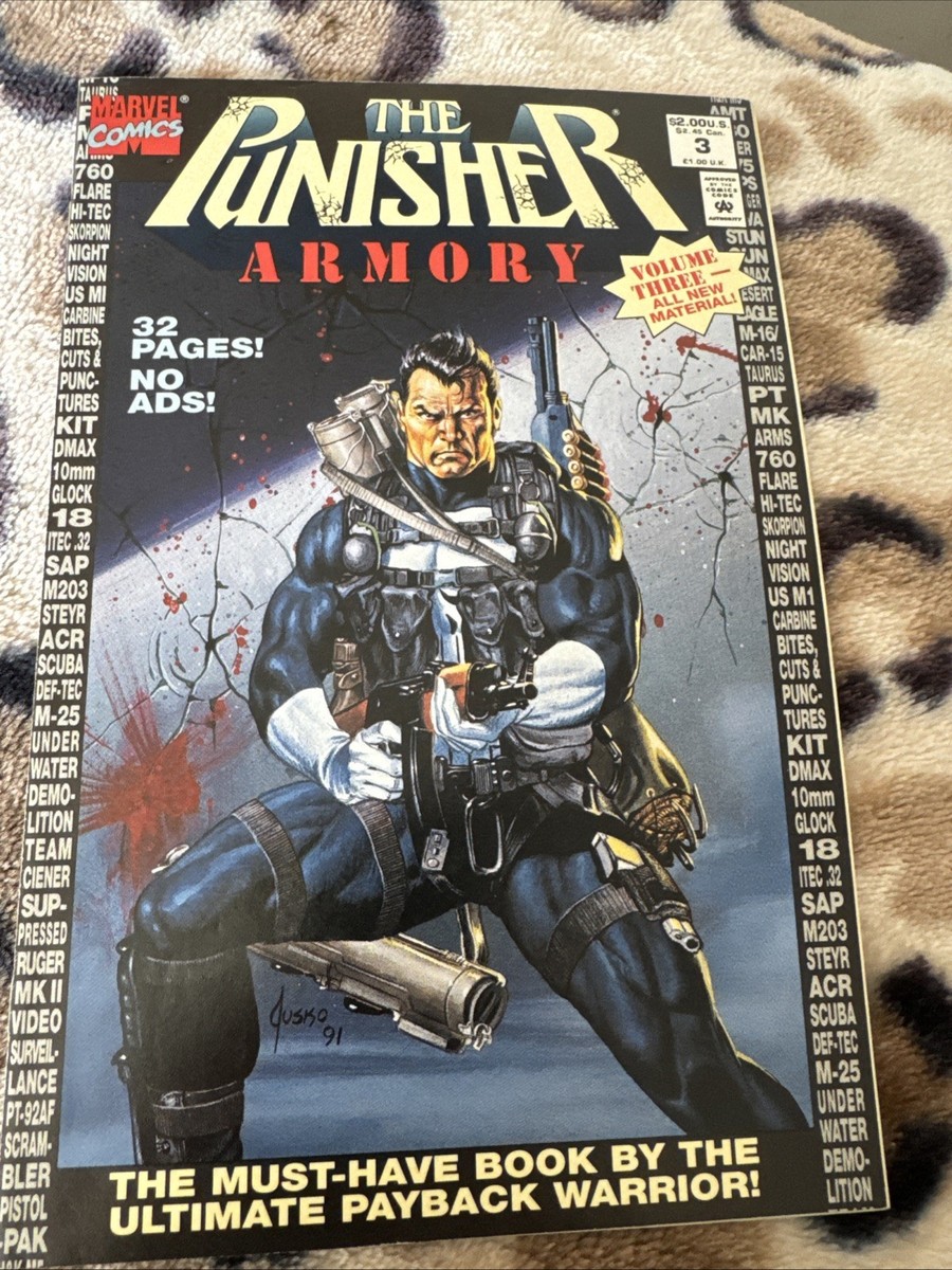 The Punisher Armory #3 1992 Marvel Comics Comic Book Disney Plus Show Movie
