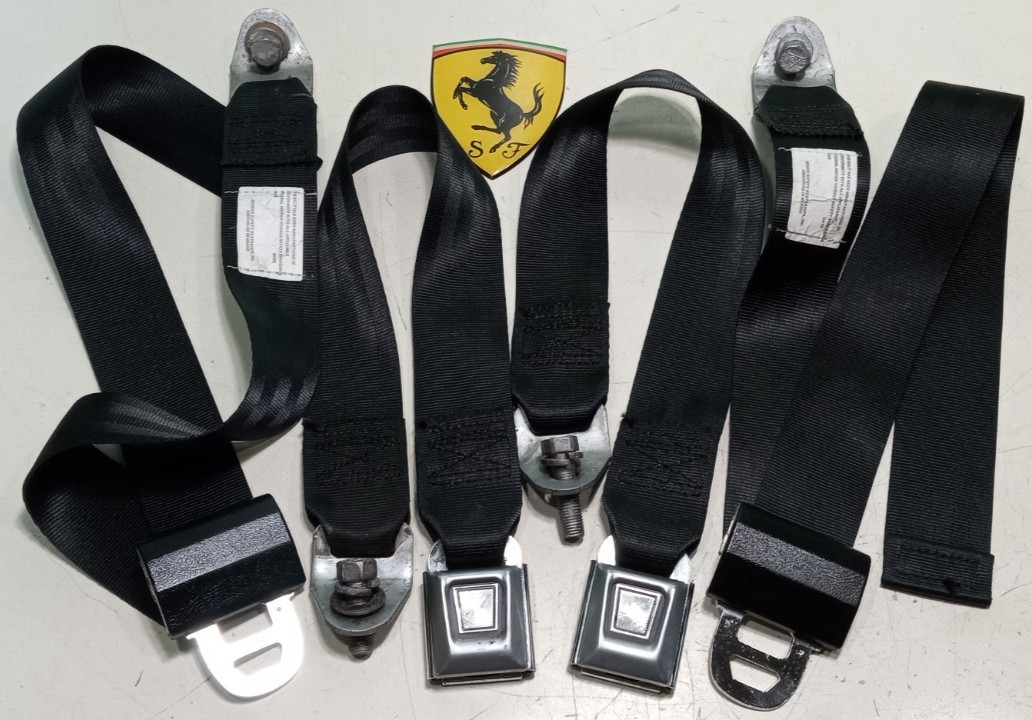 Ferrari 365 GT4 Rear Seat Belts_Receptacles_Bendix_365 GT4 2+2_GENUINE
