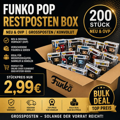 Funko Pop Restposten Box NEU & OVP | Großposten Konvolut | Wiederverkäufer