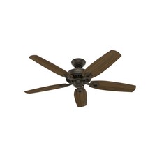 Hunter 52 inch Indoor Ceiling Fan No Light with Pull Chain - Bronze Ceiling F...