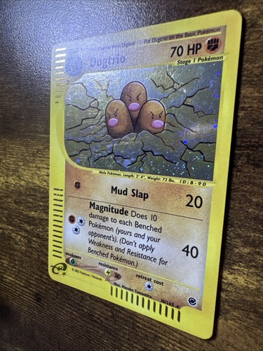 Dugtrio 10/165 Pokemon Expedition Reverse Holo Rare Card - Picture 3 of 6