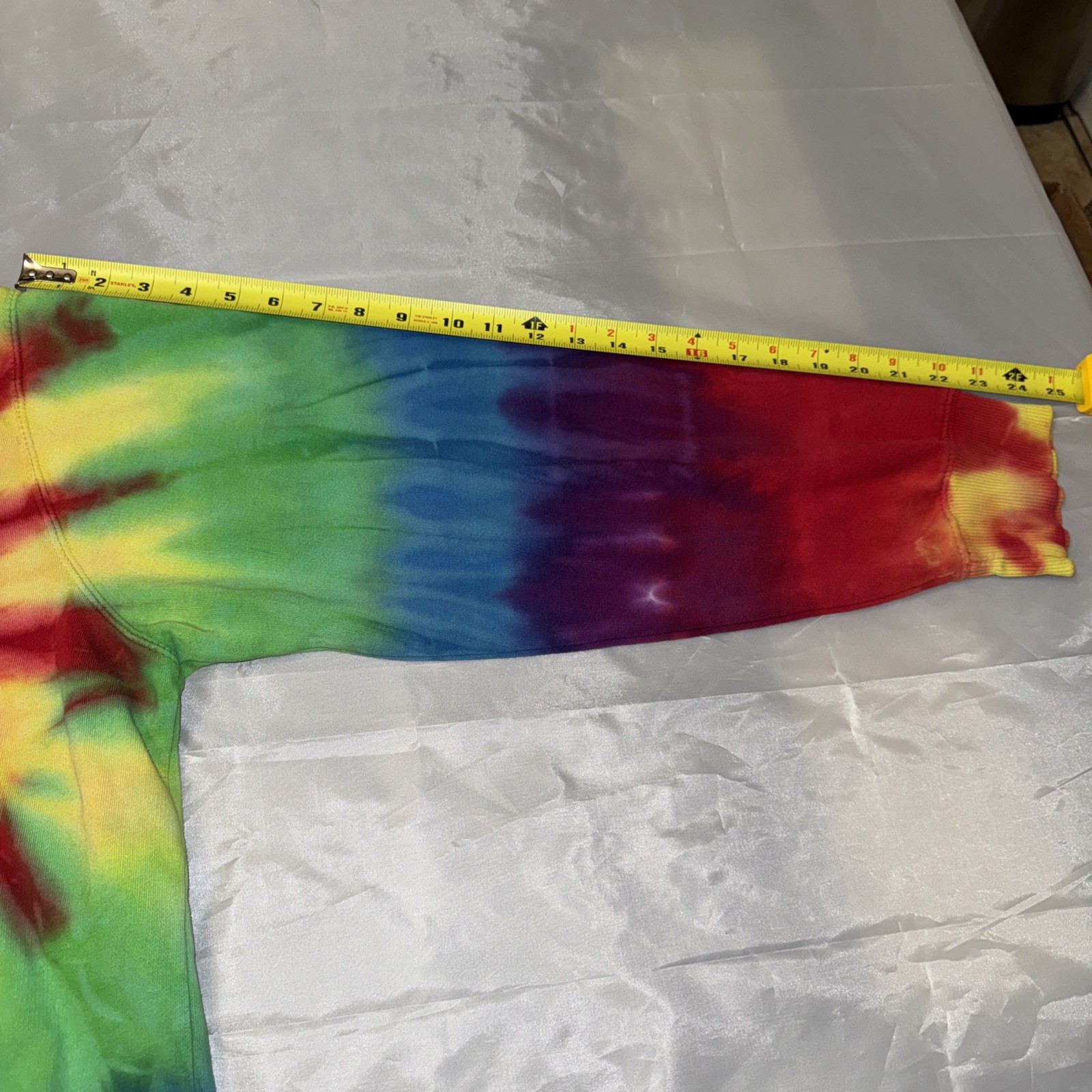 Rainbow Tie Dye Pullover Hoodie image 7
