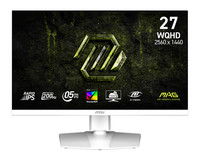 Msi Mag 274QRFW E20 27 Zoll Wqhd 2560X1440 Matt Rapid Ips 200 Hz 0,5Ms Weiß