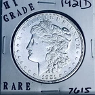 1921 D MORGAN SILVER DOLLAR HI GRADE GENUINE U.S. MINT RARE COIN 7615