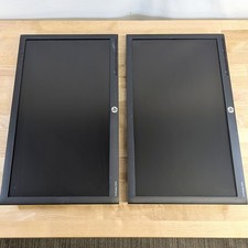 Lot of 2 HP ProDisplay P202 20 Inch 1600x900 LED Monitor No Stands No Power Cord